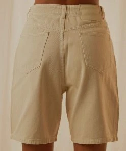 Nude Lucy Rai Denim Short - Bone 11 Nude Lucy Rai Denim Short - Bone