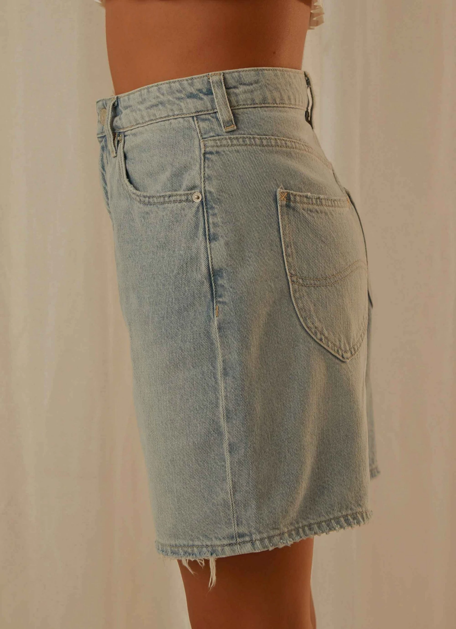 Lee High Baggy Short - Blue Encounter 6 Lee High Baggy Short - Blue Encounter