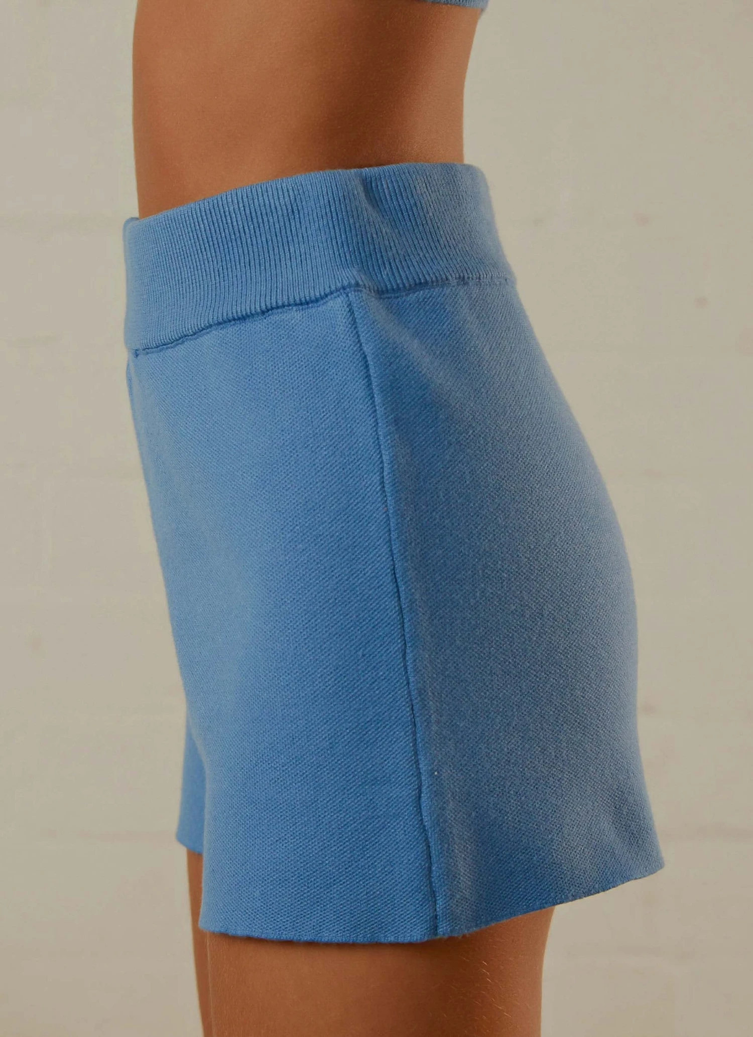 Peppermayo Exclusive Remix It Knit Short - Dusty Blue New & Most Loved 5 Peppermayo Exclusive Remix It Knit Short - Dusty Blue New & Most Loved