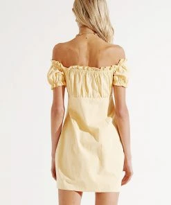 Peppermayo New & Most Loved Bel Air Mini Dress - Yellow