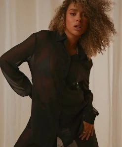 4th & Reckless New & Most Loved Darcie Shirt - Black