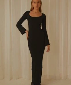 Peppermayo Exclusive New & Most Loved Tori Knit Maxi Dress - Black 8 Peppermayo Exclusive New & Most Loved Tori Knit Maxi Dress - Black