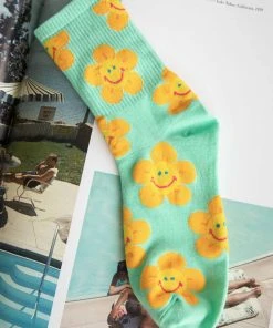 Peppermayo Summer Sundays Socks - Green New & Most Loved