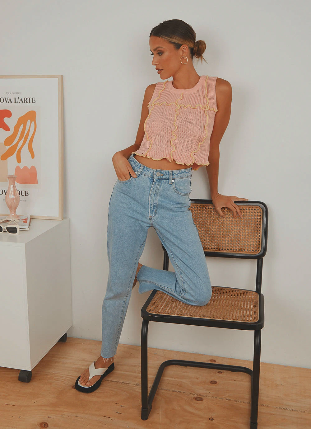 Peppermayo New Tops Like The Sun Knit Top - Pink 4 Peppermayo New Tops Like The Sun Knit Top - Pink