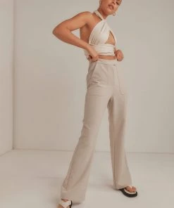 4th & Reckless New & Most Loved Skye Trouser - Grey