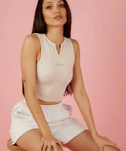 Afends Tamra - Sleeveless Top - Moonbeam New & Most Loved