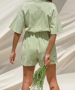 Peppermayo Along The Coast Playsuit - Sage 7 Peppermayo Along The Coast Playsuit - Sage