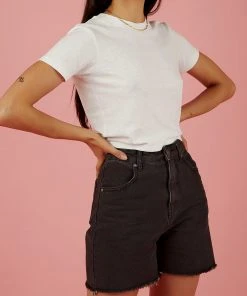 Afends New & Most Loved Rosa - Hemp Fitted Tee - White