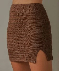 Peppermayo Exclusive Summer Style Crochet Skirt - Choc Brown 10 Peppermayo Exclusive Summer Style Crochet Skirt - Choc Brown