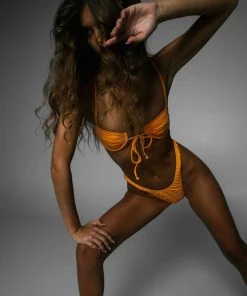 LaHana Swim Cinnamon Top - Exotic Orange New & Most Loved