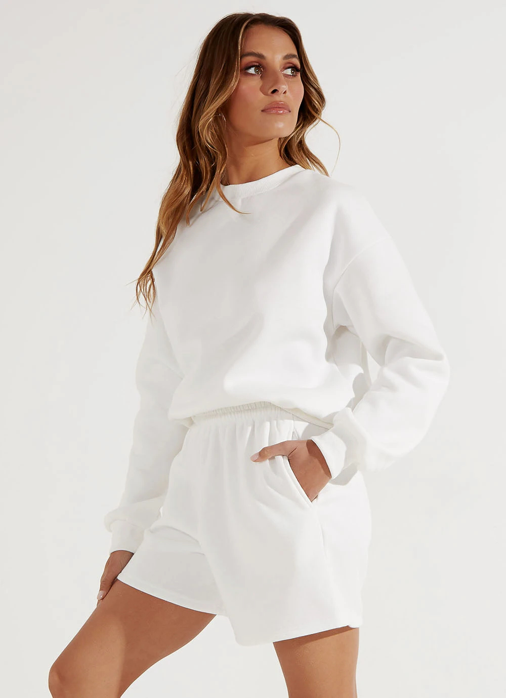 Peppermayo Exclusive Girl Gang Lounge Short - White 5 Peppermayo Exclusive Girl Gang Lounge Short - White