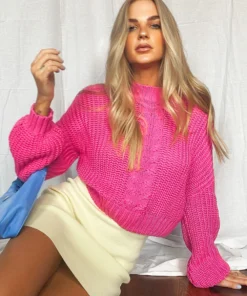 Peppermayo New Outerwear Lose You Knit Jumper - Pink