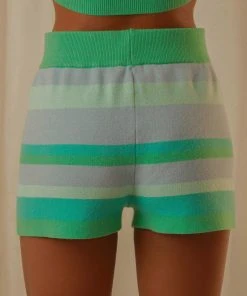 Peppermayo Exclusive New & Most Loved By Chance Knit Shorts - Blue Stripe 11 Peppermayo Exclusive New & Most Loved By Chance Knit Shorts - Blue Stripe