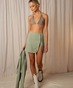 Peppermayo Exclusive New & Most Loved Madison Ave Skirt - Sage