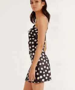 Peppermayo New Dresses New Day Mini Dress - Black Print 8 Peppermayo New Dresses New Day Mini Dress - Black Print