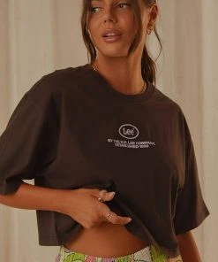 Lee Baggy Crop Tee - Flex Hit New & Most Loved