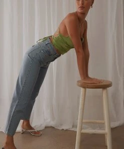 Abrand A Venice Straight Jeans - Waterfalls Blue