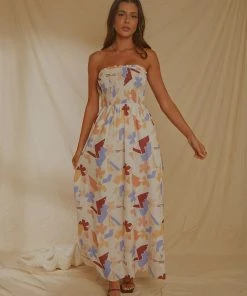 Peppermayo Exclusive New & Most Loved Holiday Sun Maxi Dress - Abstract Resort