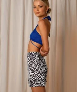 Peppermayo Exclusive Harlow Crop Top - Cobalt 6 Peppermayo Exclusive Harlow Crop Top - Cobalt