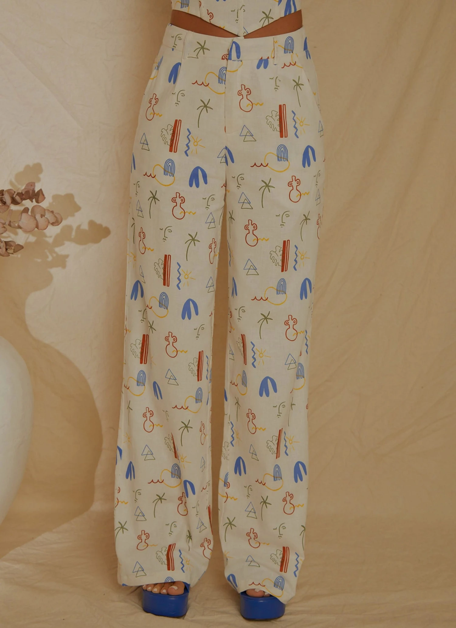 Peppermayo Exclusive Isola Linen Pants - Santorini 4 Peppermayo Exclusive Isola Linen Pants - Santorini