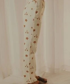 Peppermayo Exclusive Slide Away Pants - Chocolate 90s Motif New & Most Loved