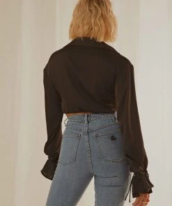 Peppermayo New & Most Loved Love Drunk Crop Top - Black