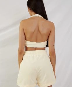 Peppermayo Exclusive New & Most Loved St Tropez Terry Shorts - Yellow