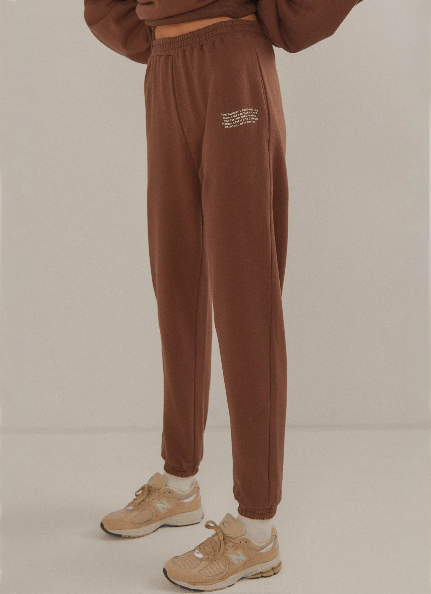 Vacancy Supply Holiday House Sweatpant - Choc Brown 6 Vacancy Supply Holiday House Sweatpant - Choc Brown