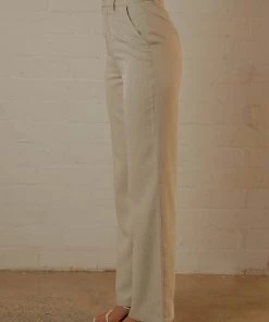 Peppermayo Exclusive Mia Suit Pants - Stone Pinstripe 9 Peppermayo Exclusive Mia Suit Pants - Stone Pinstripe