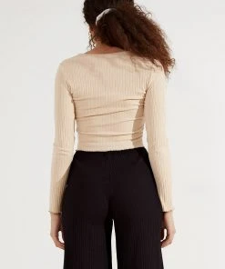 Peppermayo Aim High Knit Top - Cream