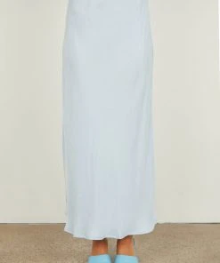 Nude Lucy Reese Cupro Midi Skirt - Sky New & Most Loved 7 Nude Lucy Reese Cupro Midi Skirt - Sky New & Most Loved