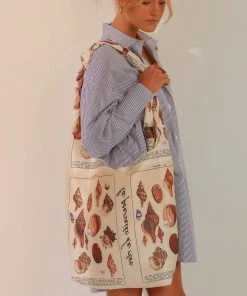 Peppermayo New & Most Loved Weekend In Positano Tote Bag - Natural