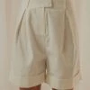 4th & Reckless Ameline Short - White