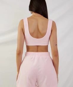 Peppermayo Exclusive Cote Dazur Terry Crop - Pink New & Most Loved