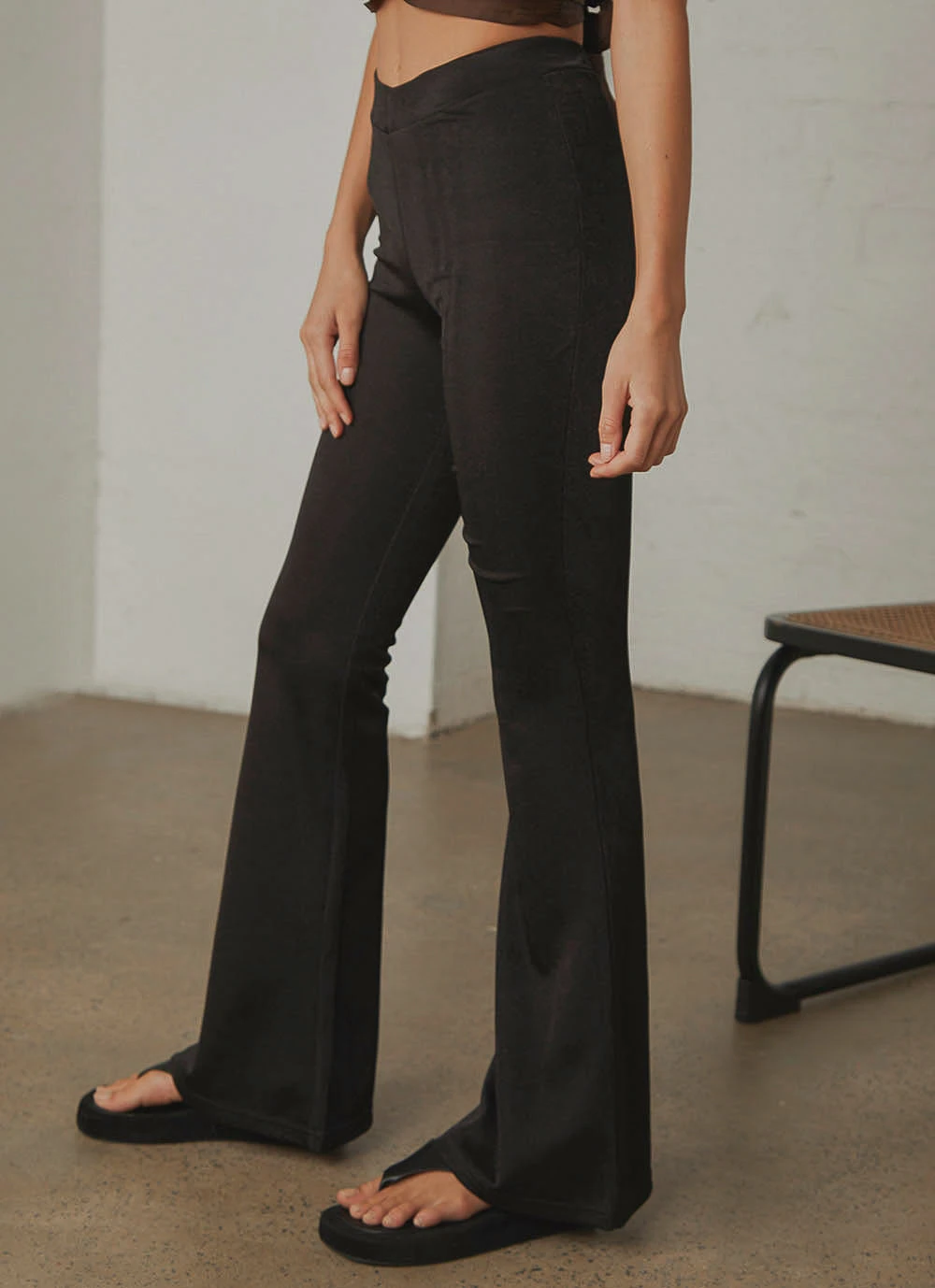 Peppermayo Exclusive Russo Flare Pants - Black 4 Peppermayo Exclusive Russo Flare Pants - Black