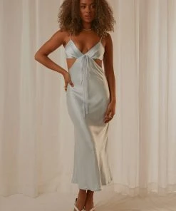 Peppermayo Dream In Colour Midi Dress - Blue