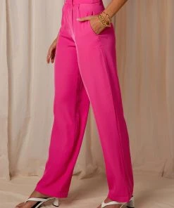 Peppermayo Exclusive New & Most Loved Set The Tone Suit Pants - Magenta