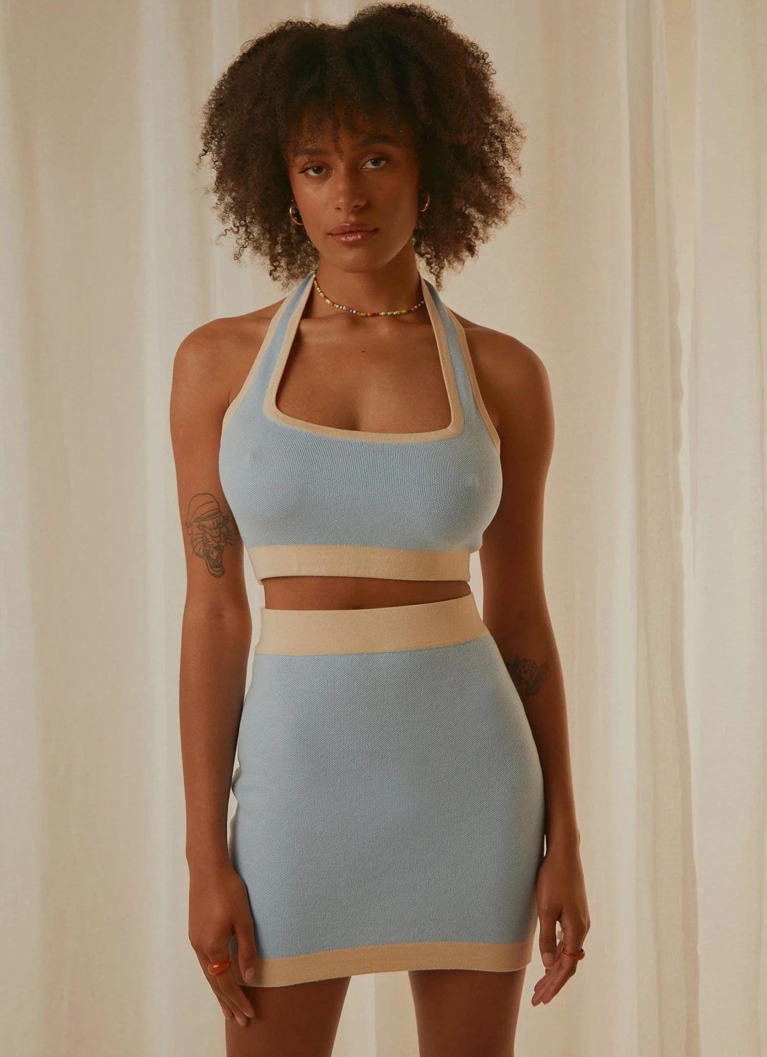 Peppermayo Exclusive New & Most Loved Sunday Morning Knit Halter - Baby Blue 4 Peppermayo Exclusive New & Most Loved Sunday Morning Knit Halter - Baby Blue