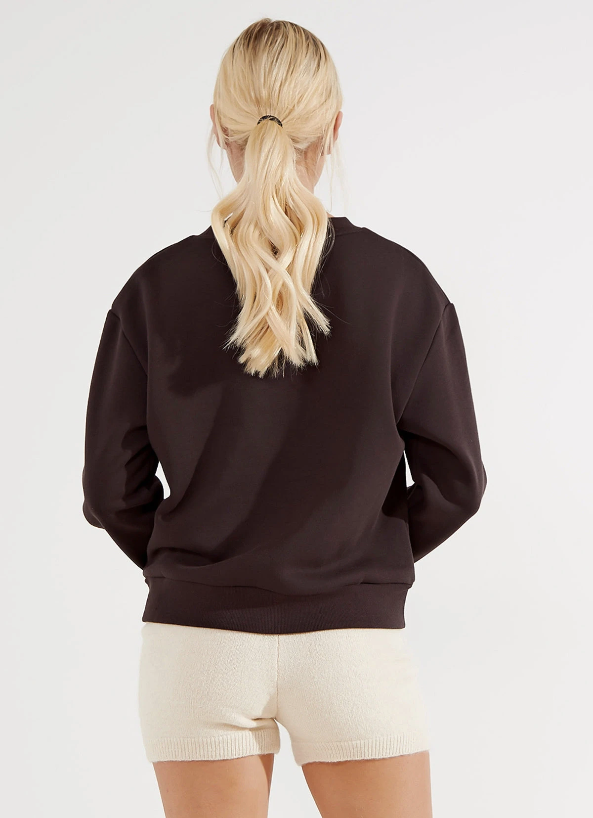 Nude Lucy Slogan Sweat - Black 5 Nude Lucy Slogan Sweat - Black