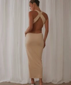 Lioness Fashion The Clare Dress - Oatmeal 9 Lioness Fashion The Clare Dress - Oatmeal