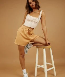 Peppermayo New Tops Total Eclipse Crop - Light Pink