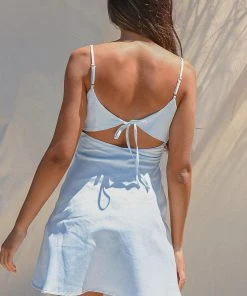 Peppermayo Exclusive New & Most Loved In The Vineyards Mini Dress - Baby Blue 7 Peppermayo Exclusive New & Most Loved In The Vineyards Mini Dress - Baby Blue