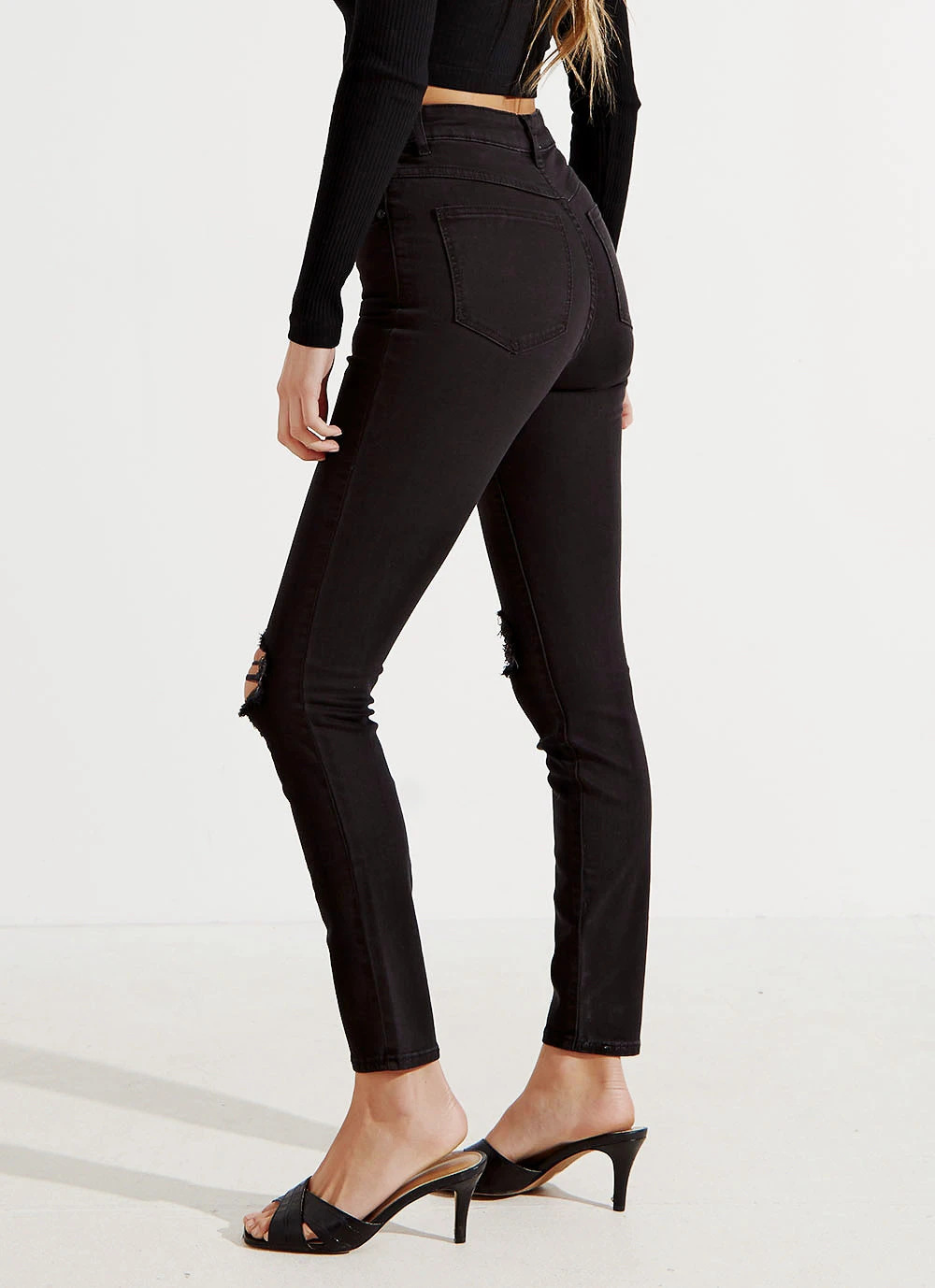 Abrand A High Skinny Ankle Basher Jeans - Buster Black New & Most Loved 4 Abrand A High Skinny Ankle Basher Jeans - Buster Black New & Most Loved