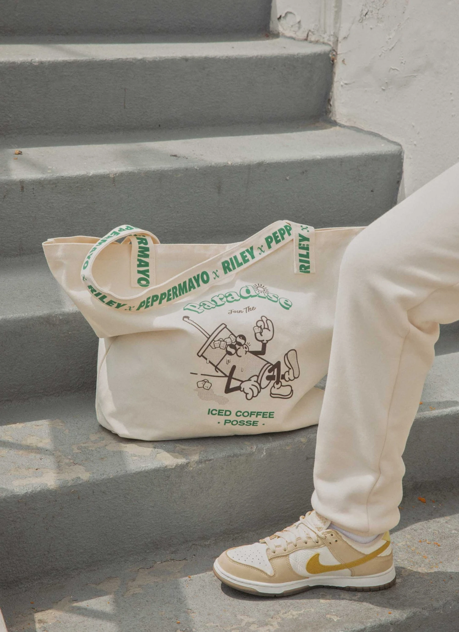 Riley Hubatka X Peppermayo The Club Tote Bag - Canvas New & Most Loved 2 Riley Hubatka X Peppermayo The Club Tote Bag - Canvas New & Most Loved