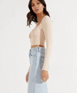 Peppermayo New Tops In Vogue Top - Beige