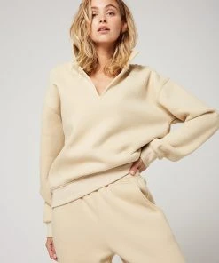 Atoir X Rozalia Collared Jumper - Oatmeal New & Most Loved