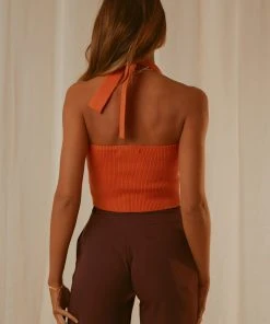 Peppermayo Exclusive Future Vintage Knit Crop - Orange New & Most Loved 9 Peppermayo Exclusive Future Vintage Knit Crop - Orange New & Most Loved