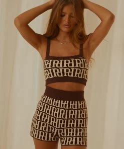 Peppermayo Exclusive Remix It Knit Crop - Logo Mania 8 Peppermayo Exclusive Remix It Knit Crop - Logo Mania