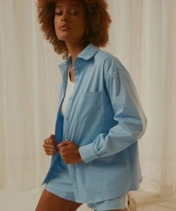 Peppermayo Exclusive Daydreams Shirt - Baby Blue New & Most Loved