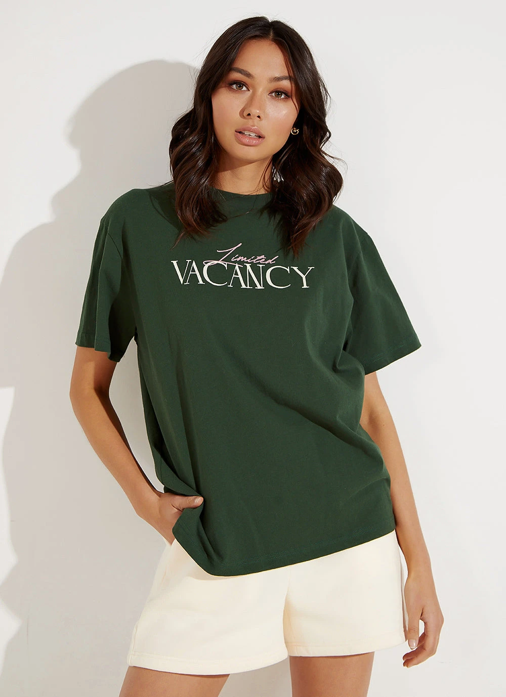 Vacancy Supply Late Checkout Tee - Forest Green 3 Vacancy Supply Late Checkout Tee - Forest Green